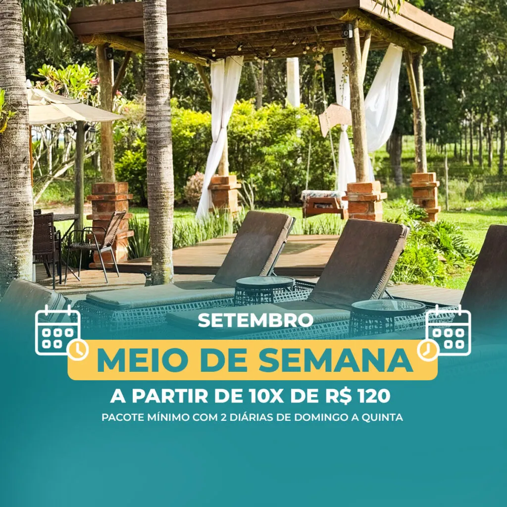 Pacote de Meio de Semana para Brotas